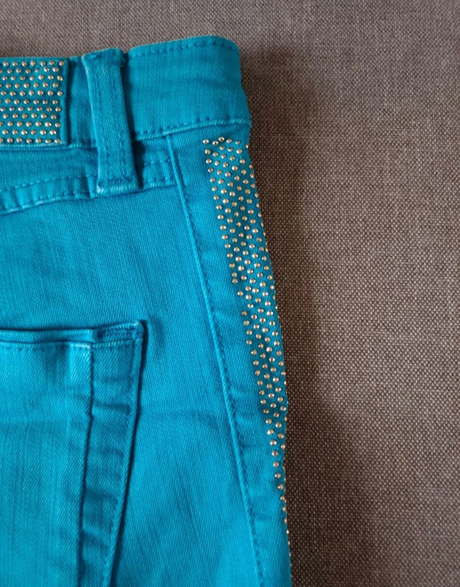 Short turquesa Morgan tamanho 34/XS – photo 9